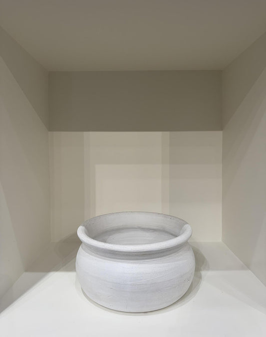 White Terracotta Bowl