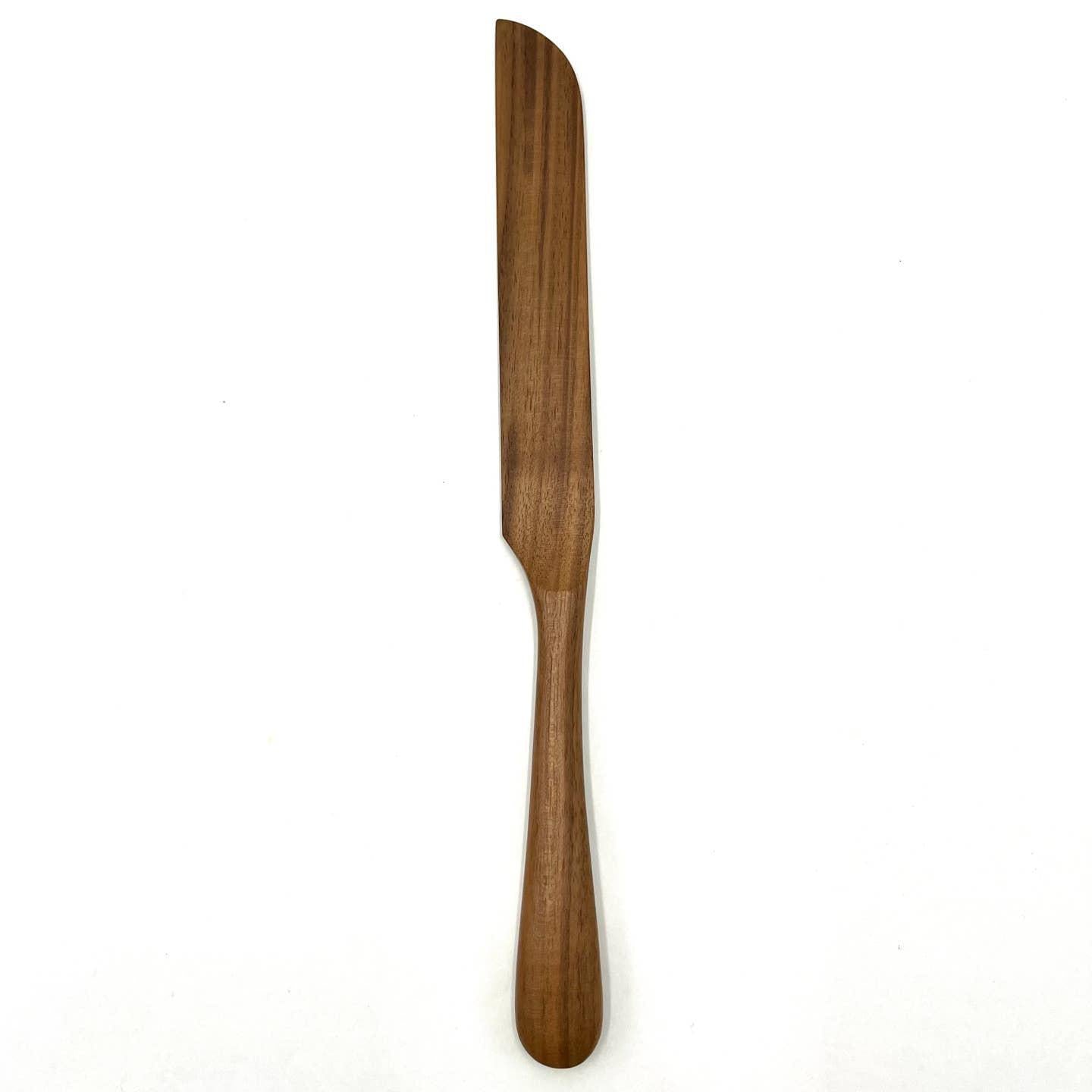 Walnut Wood Cake Server Set