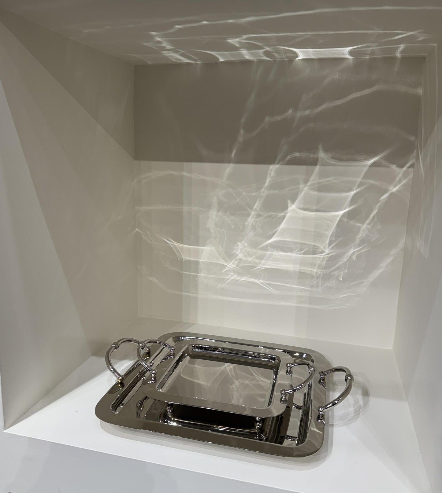 Medium Polished Nickel Tray