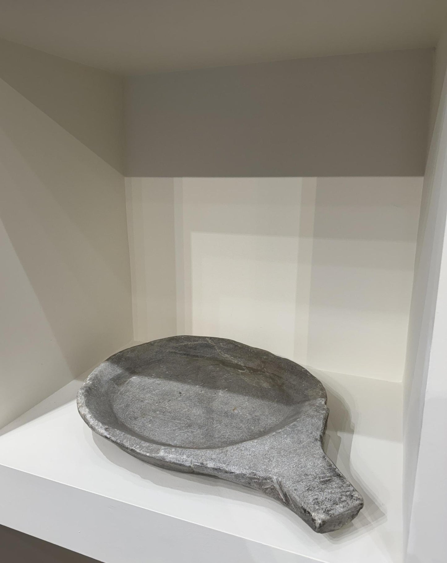 Large Stone Plate With Handle