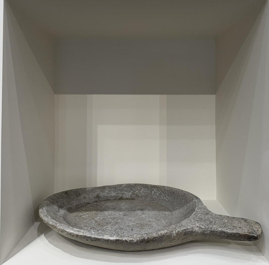 Large Stone Plate With Handle