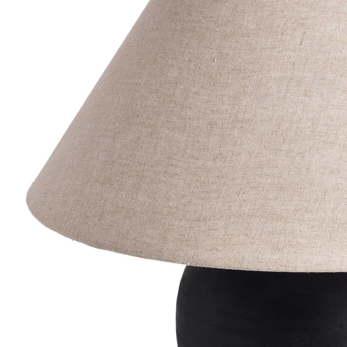 Black Terracotta Table Lamp