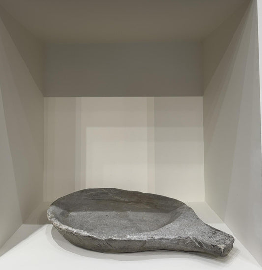 Large Stone Plate With Handle