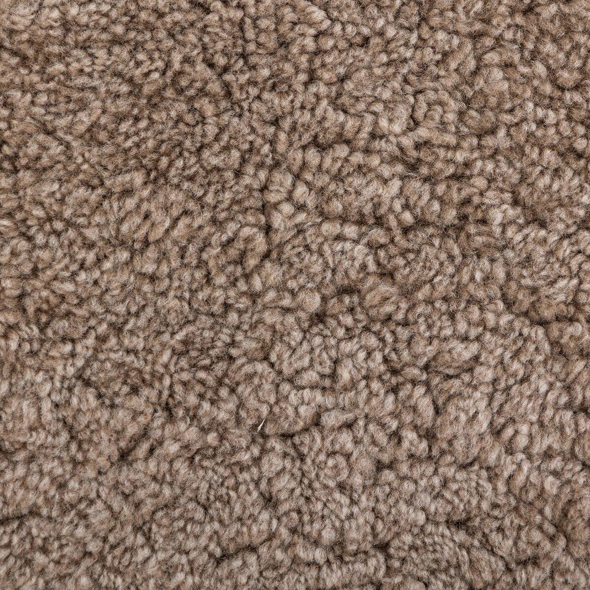 Taupe Shearling Pillow 20" x 20"