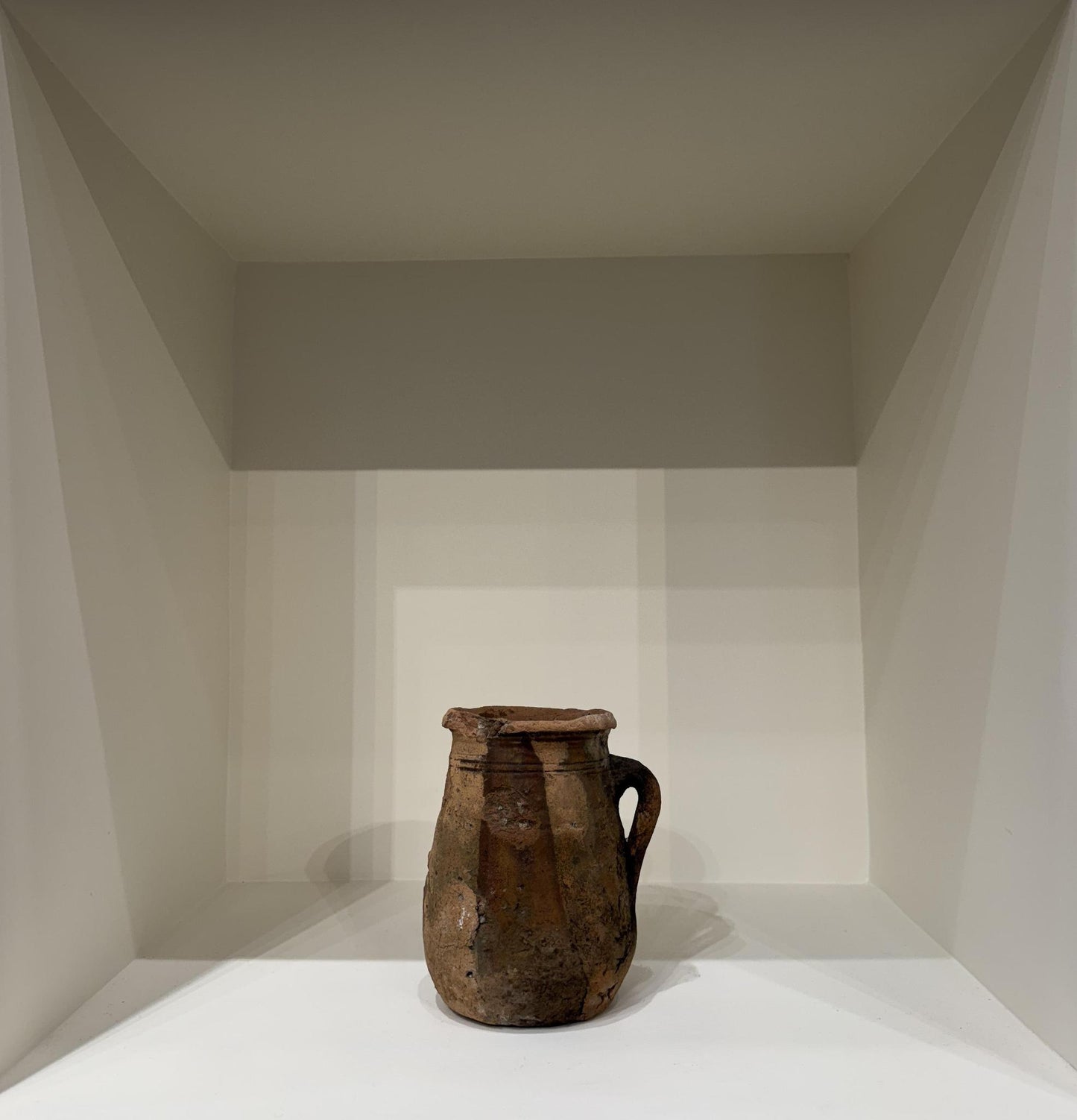 Moroccan Clay Vessel With Handle