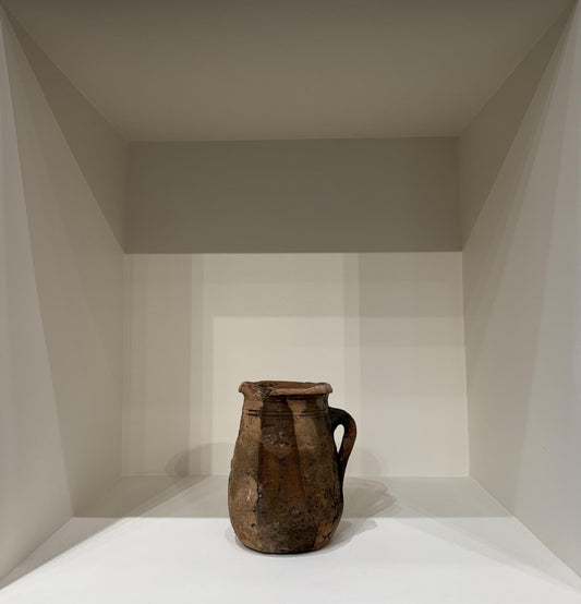Moroccan Clay Vessel With Handle