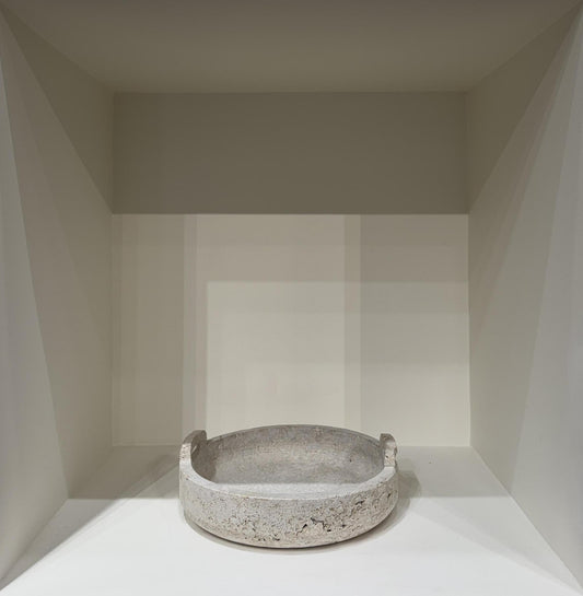 Natural Stone Bowl With Handles