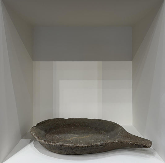 Large Stone Plate With Handle