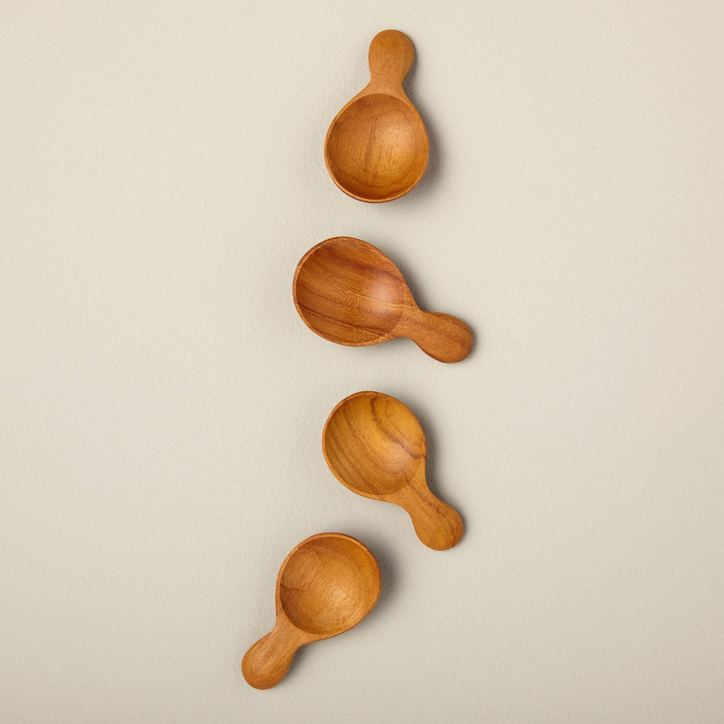 Teak Mini Spoons