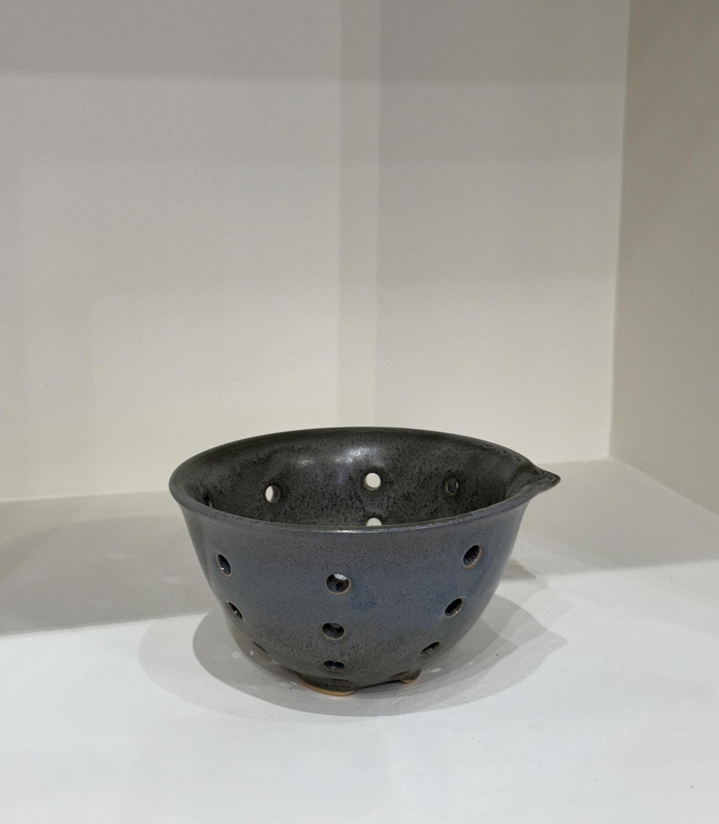 Green Stoneware Berry Bowl