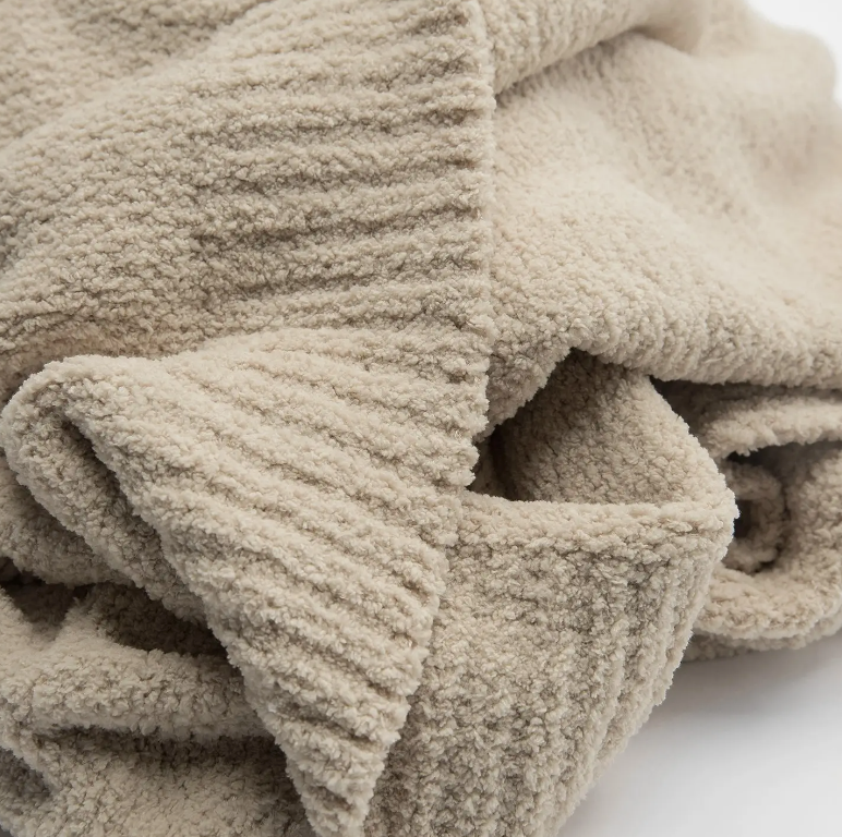 Tan Snug Throw Blanket