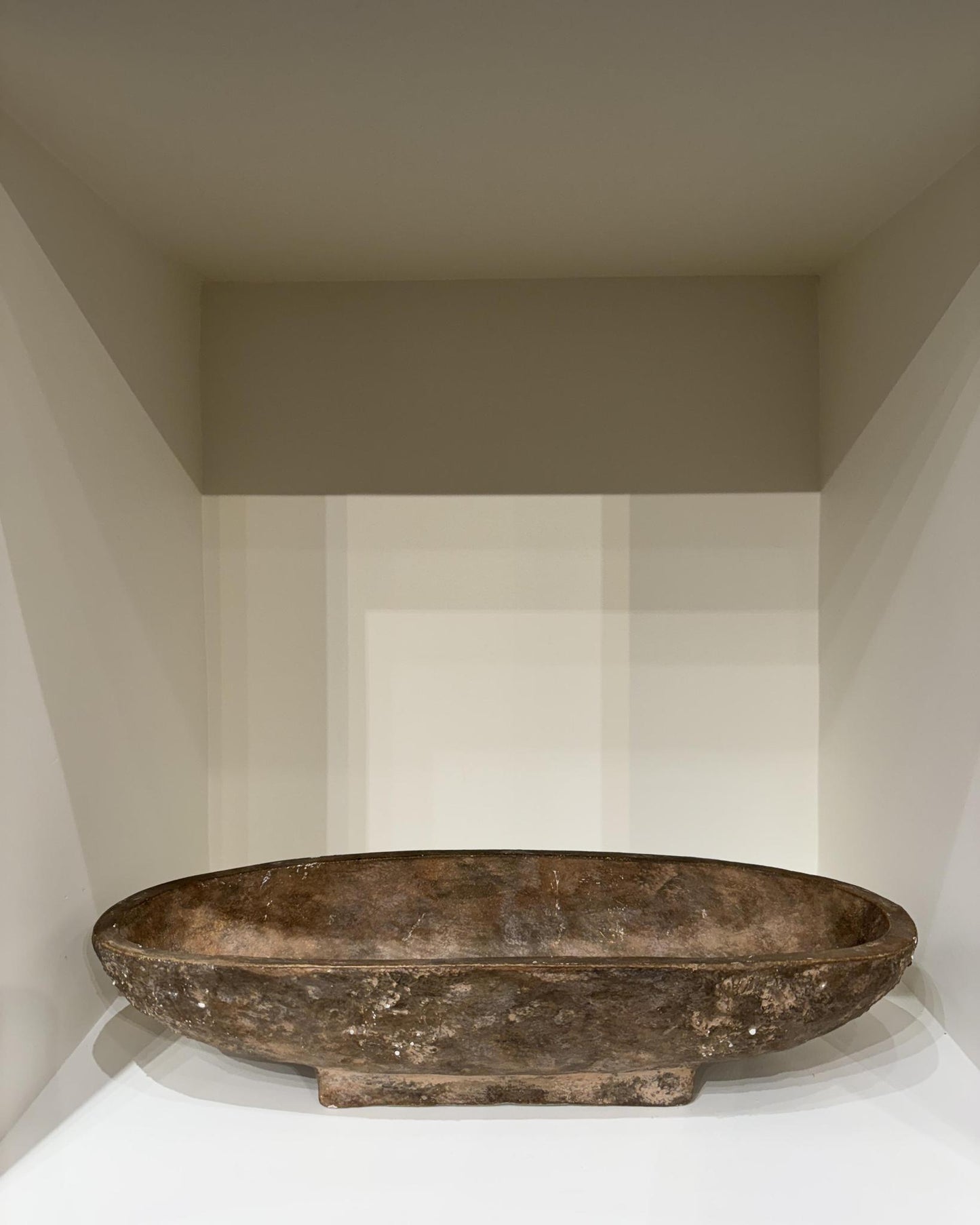 Elongated Clay Bowl