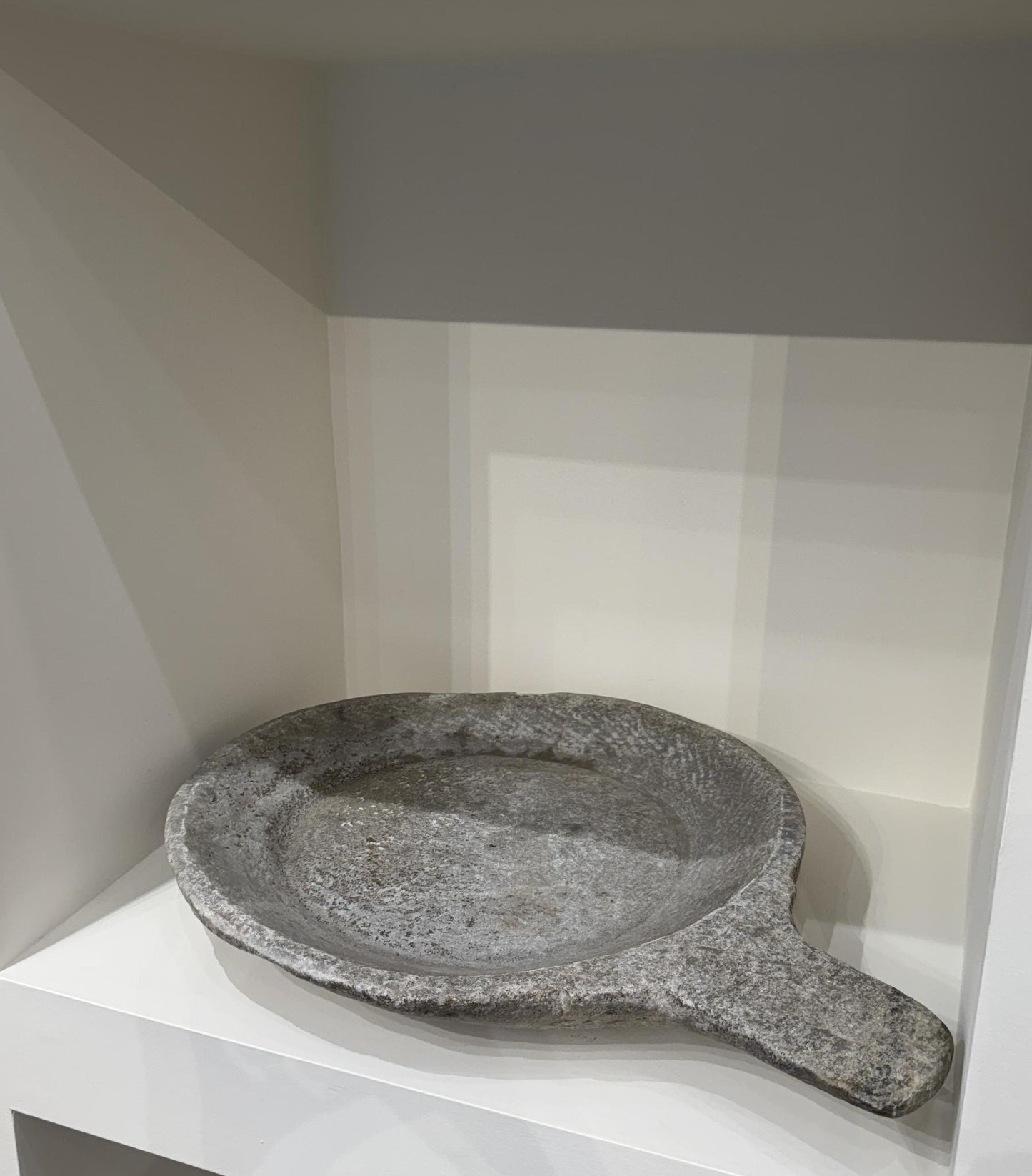 Large Stone Plate With Handle