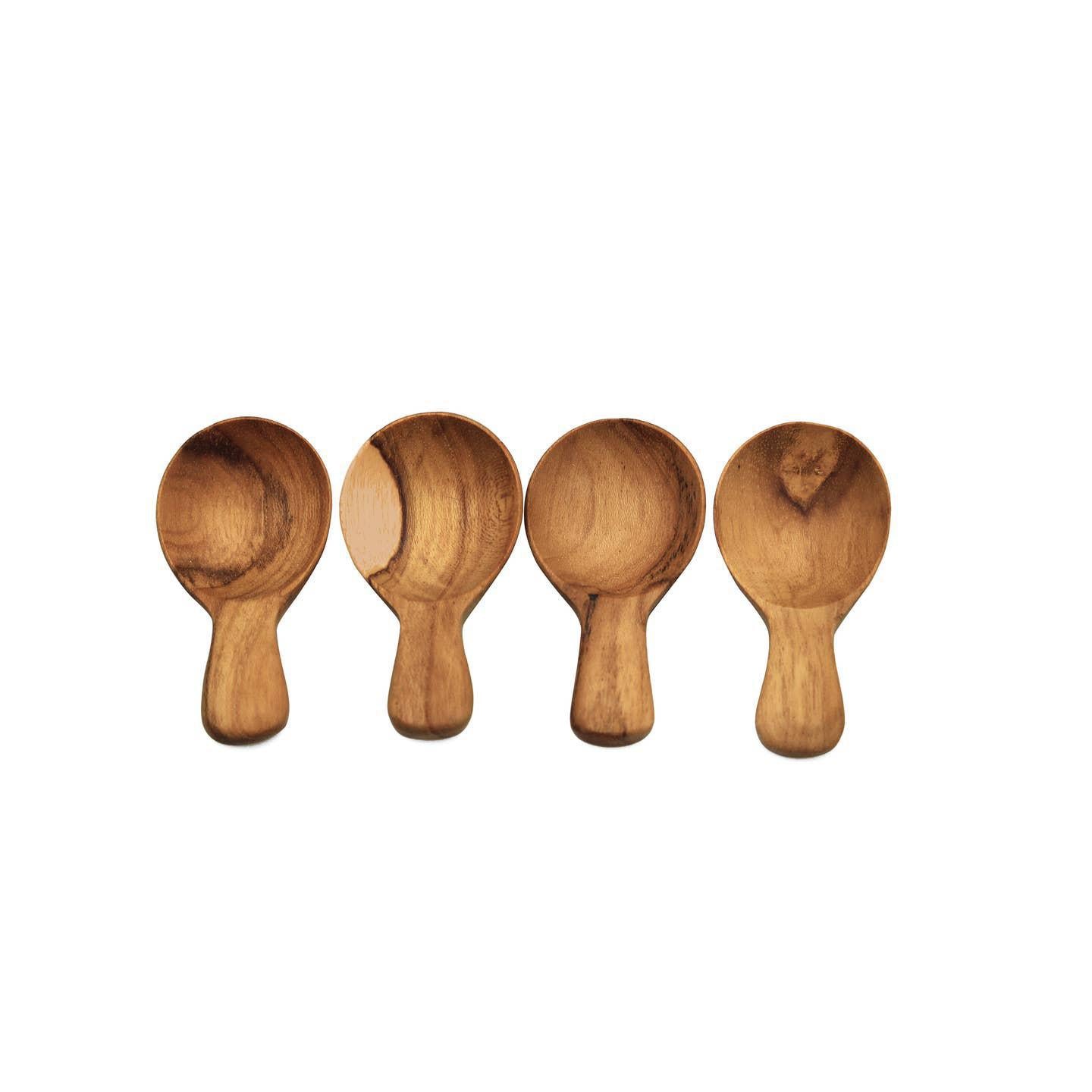 Teak Mini Spoons