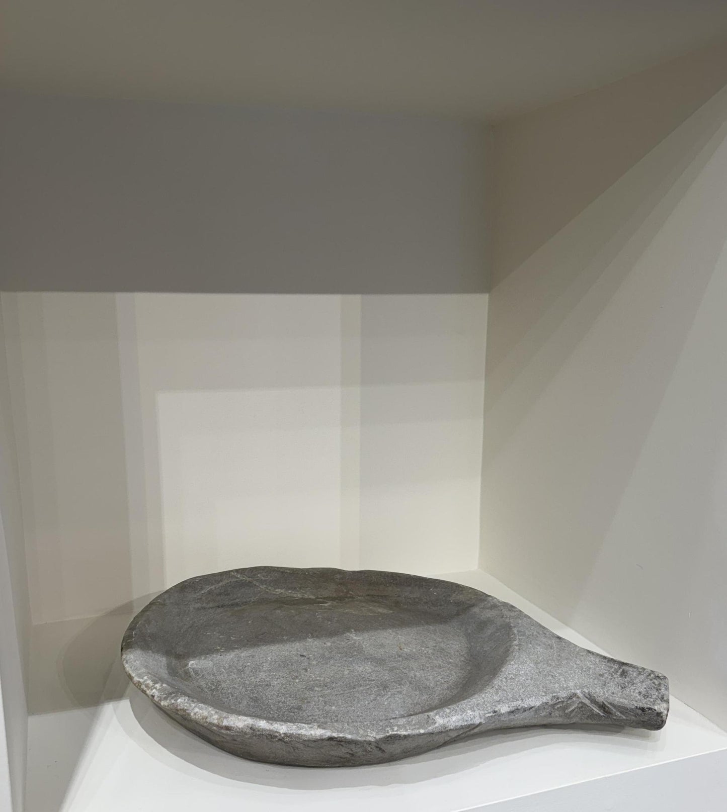 Large Stone Plate With Handle