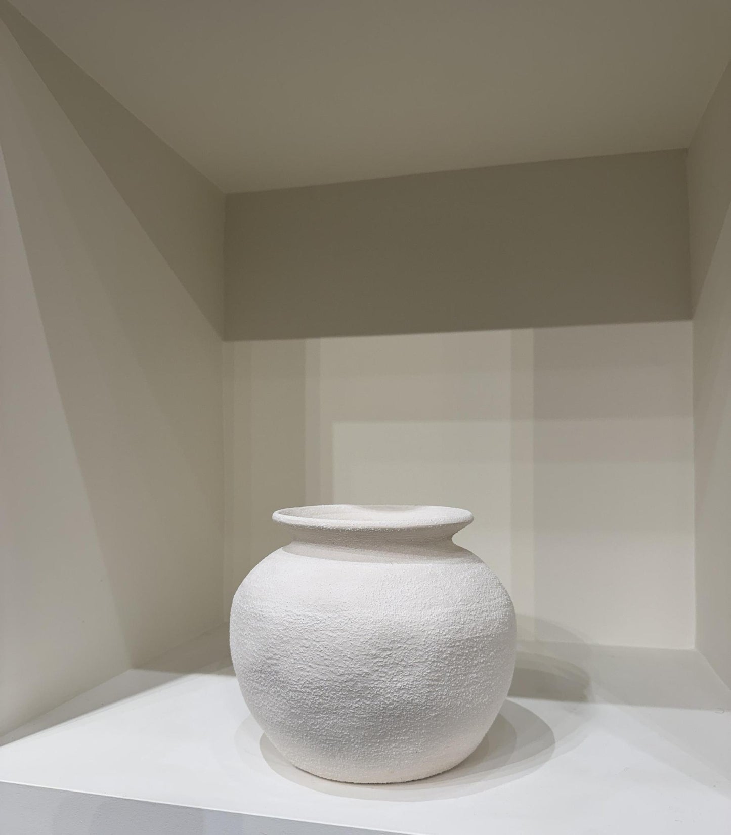 Ivory Textured Vessel