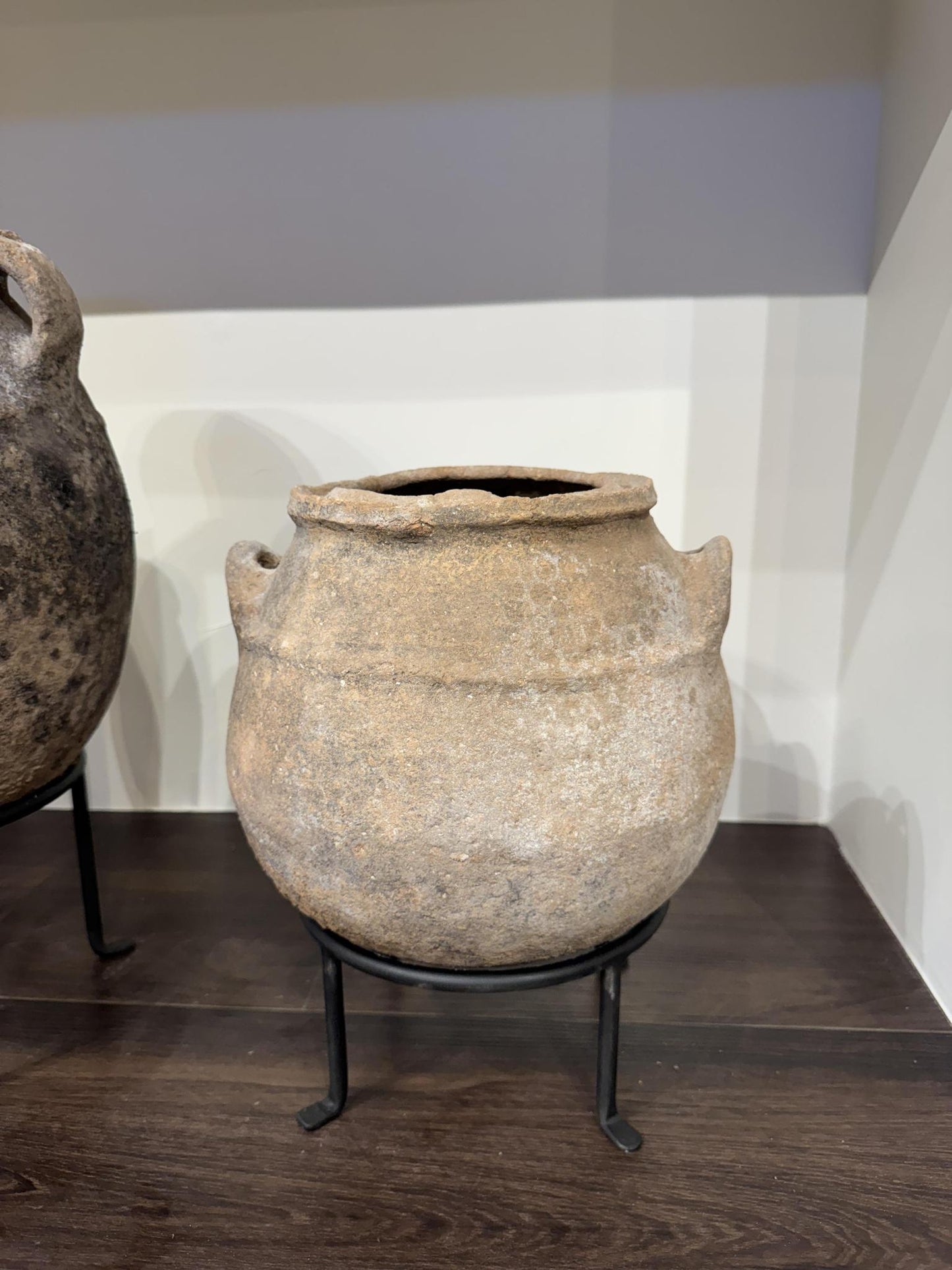 Medium Moroccan Clay Vessel on Riser