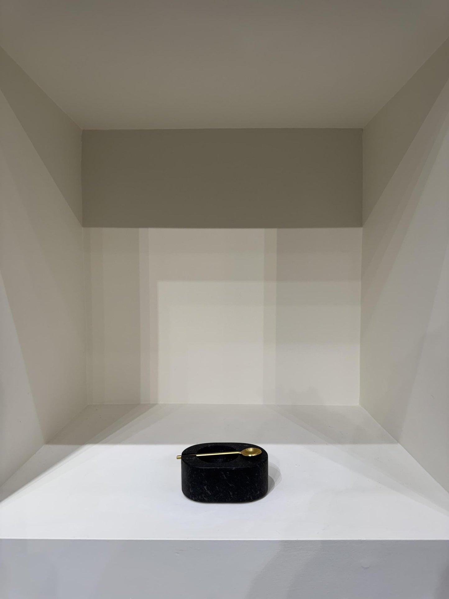 Marble Salt and Pepper Bowl With Spoon