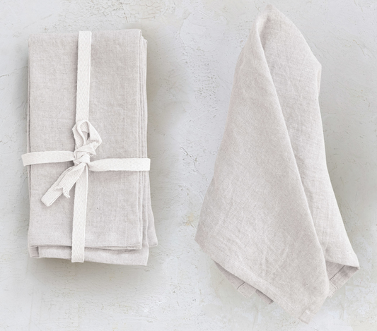 Stonewashed Linen Napkins