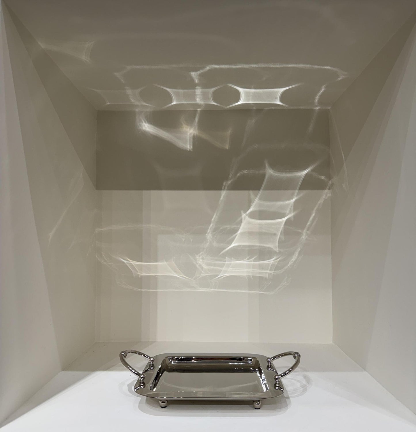 Small Polished Nickel Tray