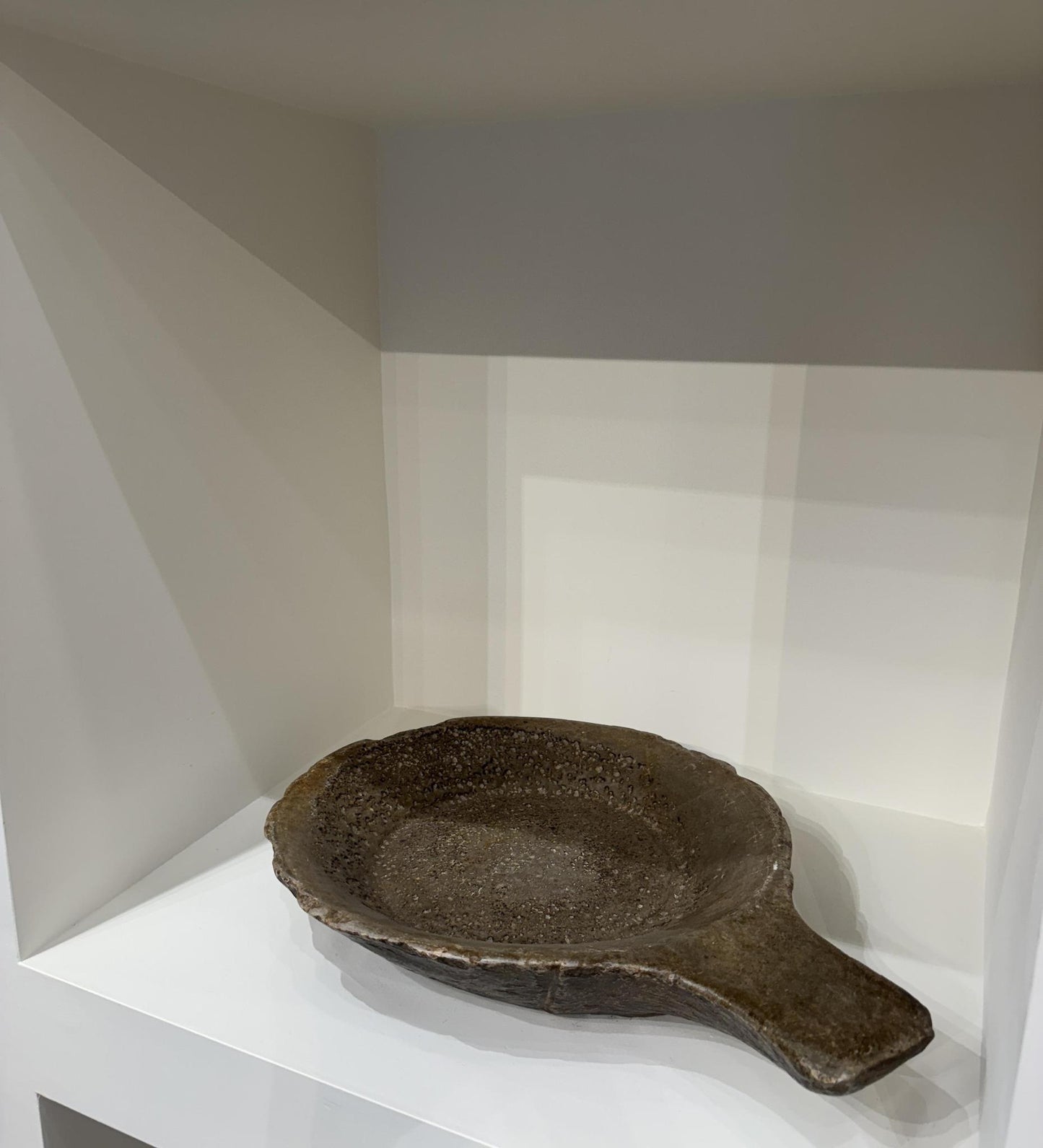 Large Stone Plate With Handle