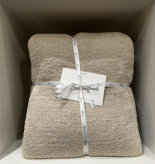Tan Snug Throw Blanket