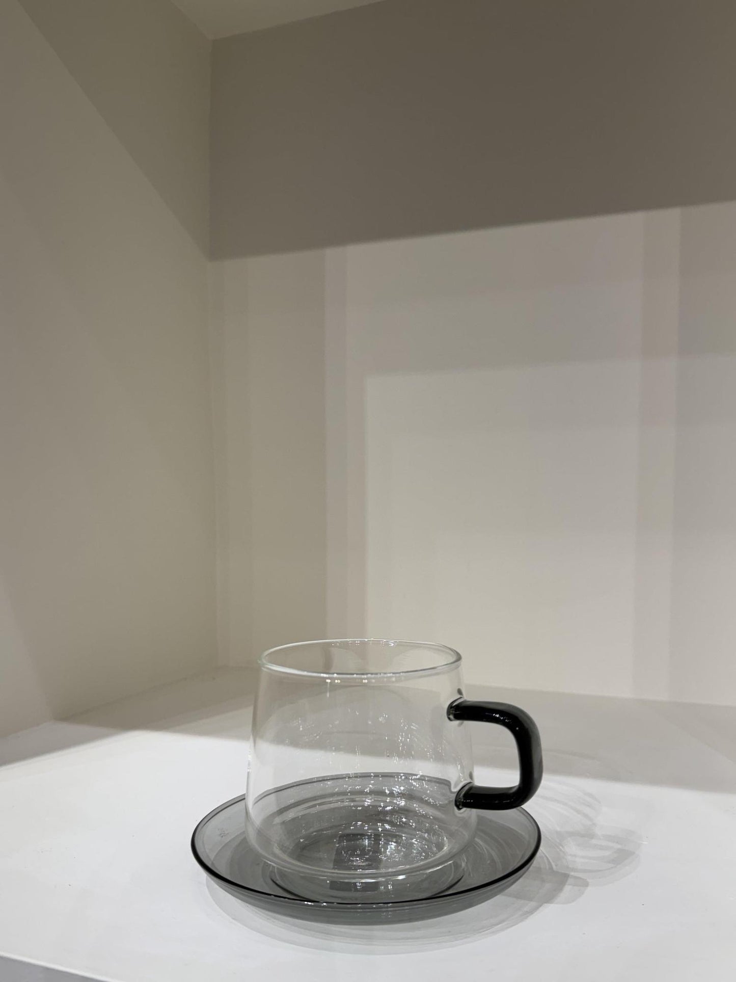 Glass Tea and Coffee Cup with Saucer Set