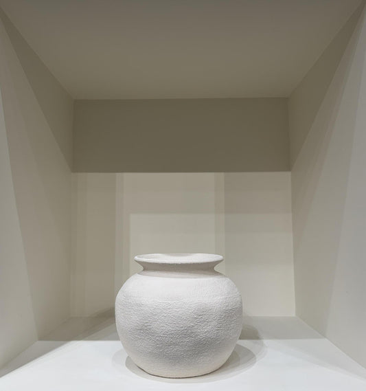 Ivory Textured Vessel