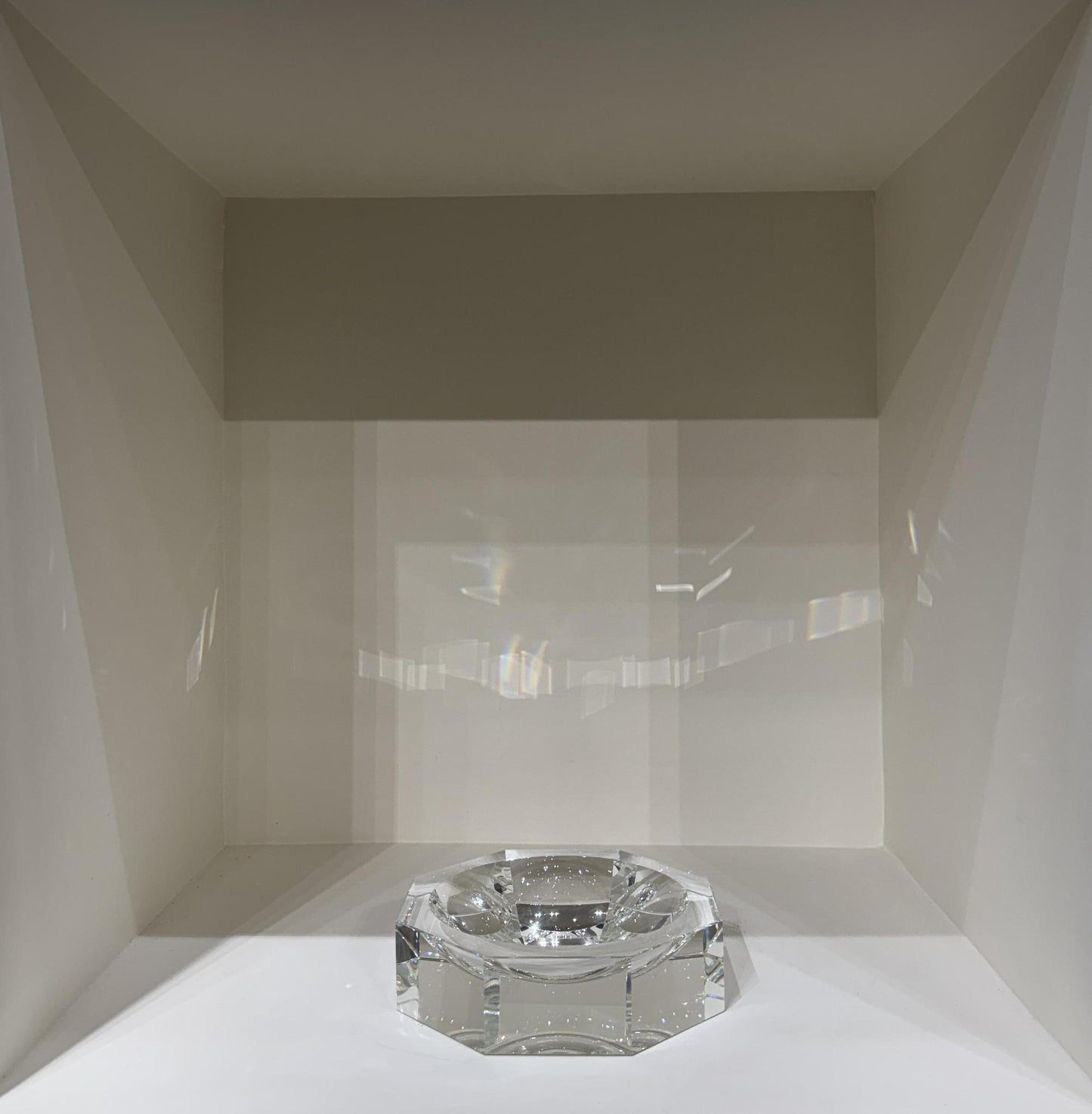 Glass Crystal Octagon Bowl