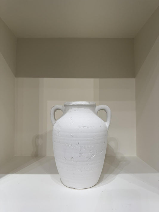 White Terracotta Vessel