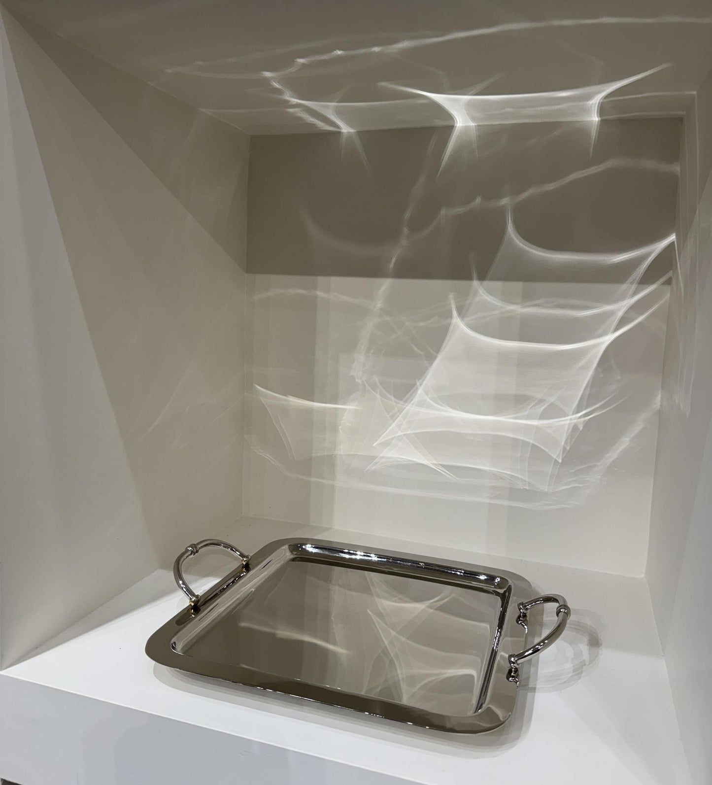 Medium Polished Nickel Tray