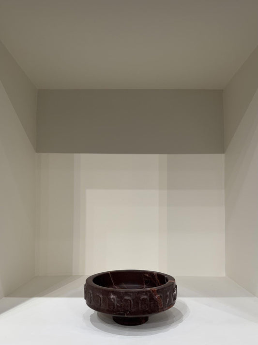 Red Levanto Marble Bowl